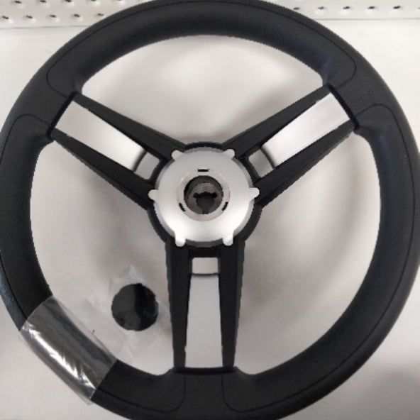 728662 Steering Wheel 3 Spoke Giazza Brushed | Marine Steering Part