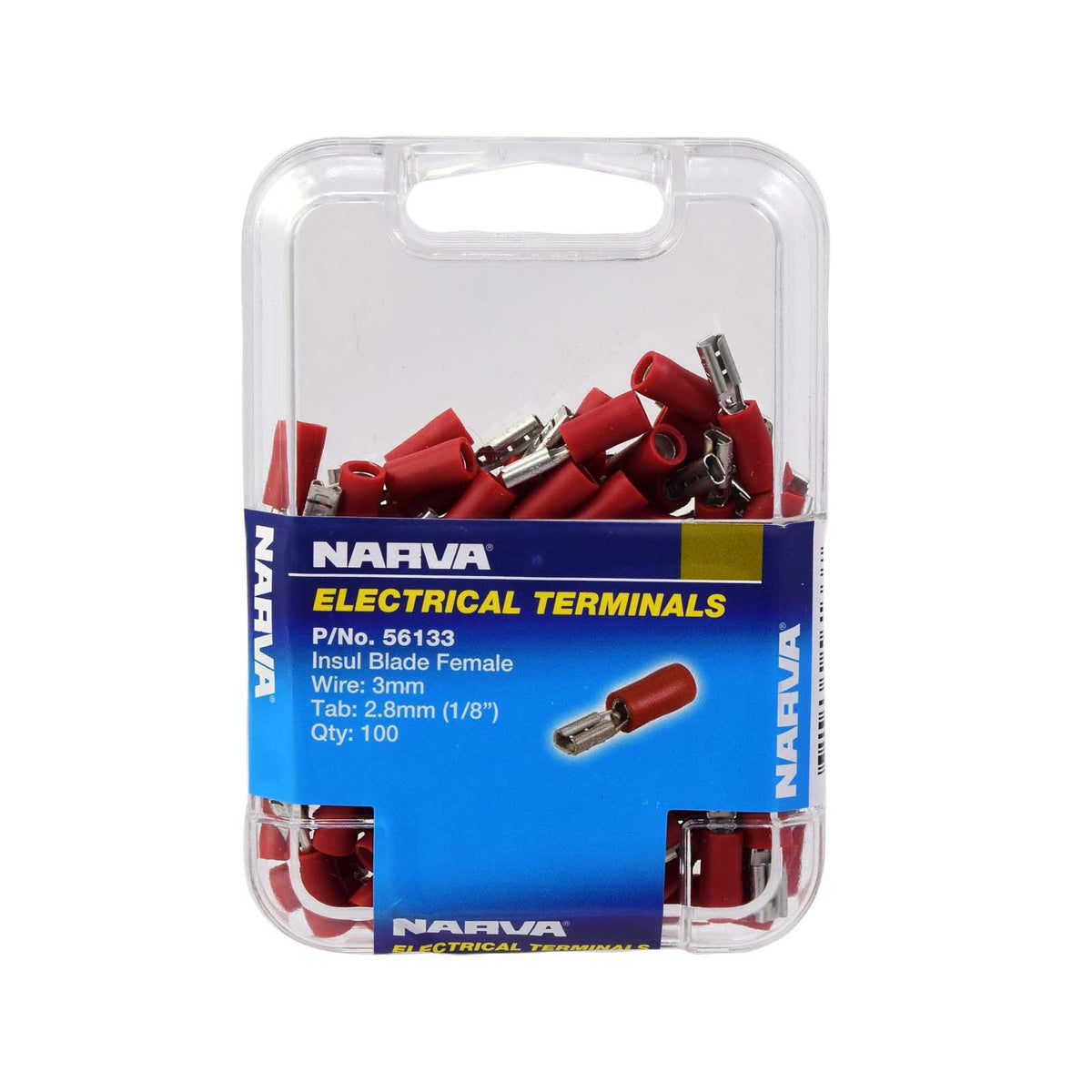 56133 Narva Insul Blade Terminal (100pk) | Genuine Narva Electrical