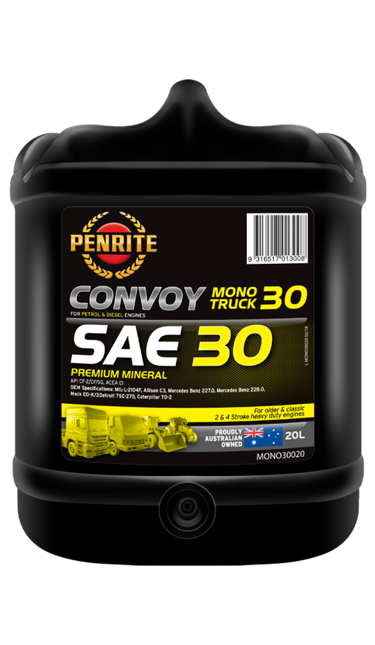 MONO30020 Penrite Convoy Mono Truck 30 20L | Genuine Penrite Lubricants