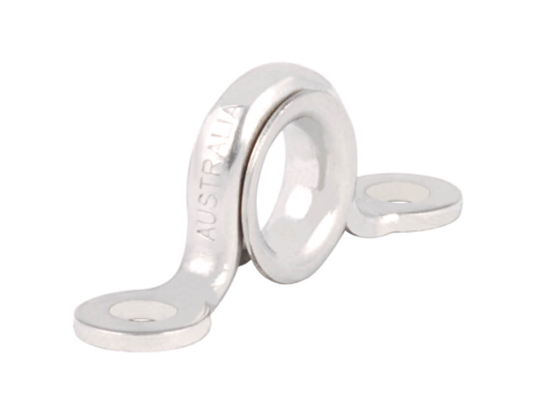 A5014F 27mm Forged Eye Strap with Ferrule | Marine Deck Hardware