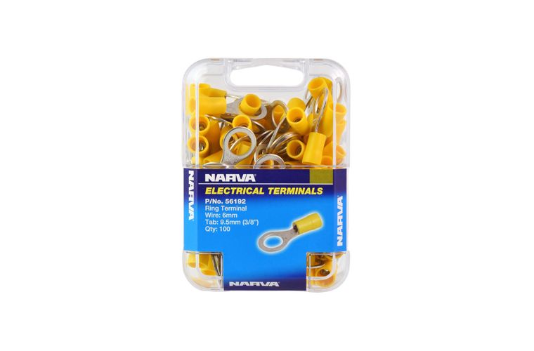 56192 Ring Terminal Yellow (100pk)