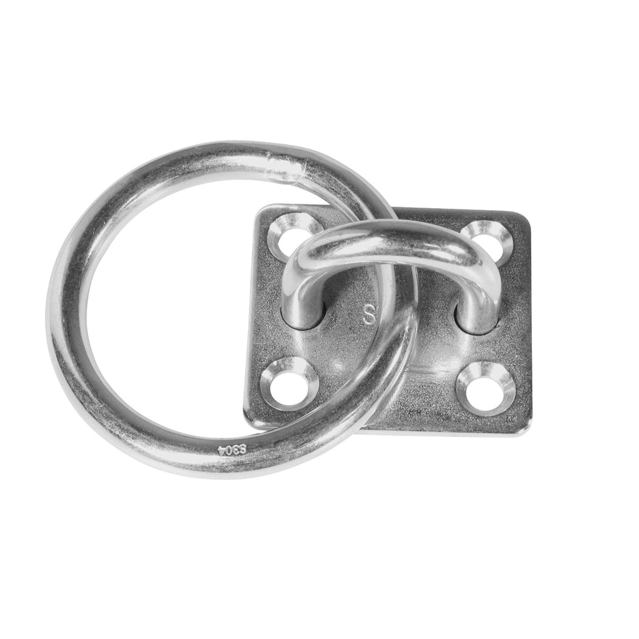 SS320-06 6mm Ring and Plate S/S | Marine Deck Hardware