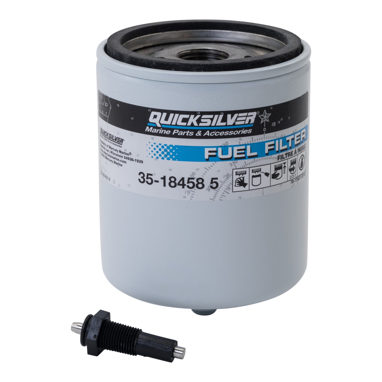 3518458Q3 Mercury MerCruiser 351458Q4 Fuel Filter Kit | Genuine Quicksilver OEM Part
