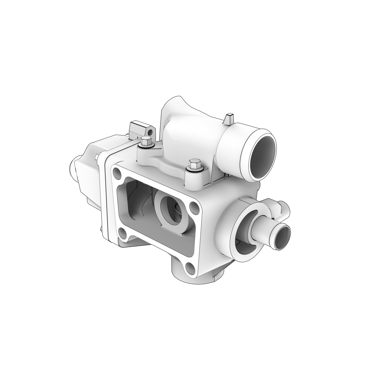 23040864 Thermostat Housing | Genuine Volvo Penta Part - photo 2 of 2