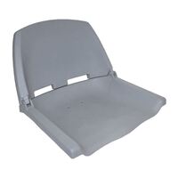 639210 Folding Boat Seat Grey (no cushions) | Boat Seating