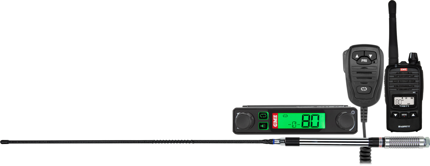 TX3120SSVP 5 Watt Super Compact UHF CB Radio Value Pack | Genuine GME Electronics
