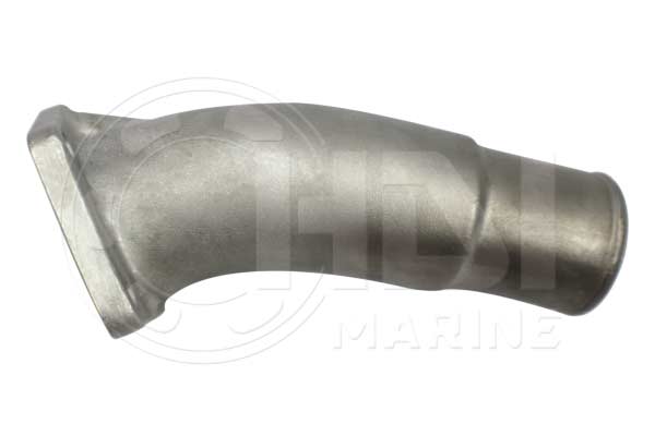 128370-13550 Aftermarket Yanmar 3GMD Stainless Steel Exhaust Mixing Elbow HDI GMS5 | Sawley's Select Marine Parts