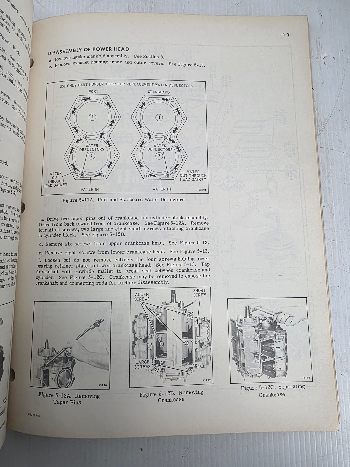 1975 Johnson 115HP Service Manual | Genuine Used Manual