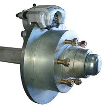 1602G Dunbier Axle 40 Square Hydraulic Brake: 1920mm (75.5")