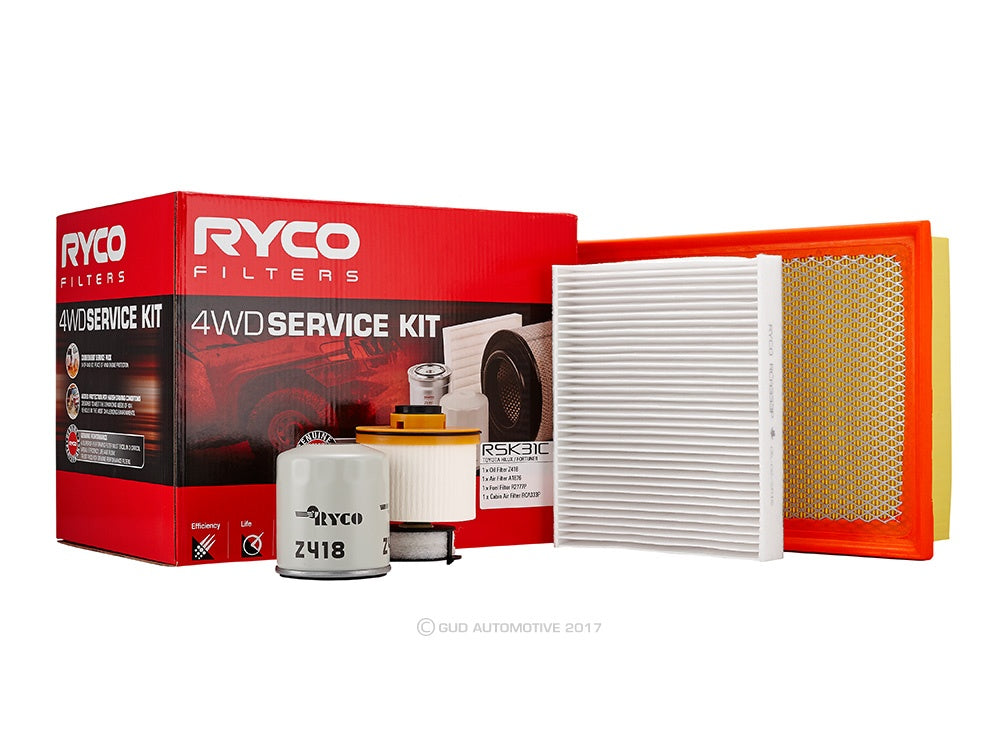 RSK31C Ryco 4WD Service Kit - Toyota Fortuner, Hilux GUN Series Turbo Diesel | Genuine Ryco Filter