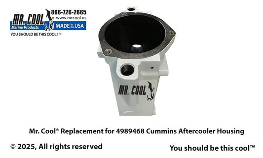 4989468 / 3974399 Aftermarket Cummins 8.3L C-Series Aftercooler Housing | Sawley's Select Marine Parts