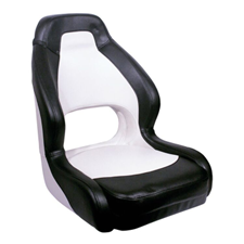 632222 Axis M52 Compact Boat Seat White/Black | Boat Seating