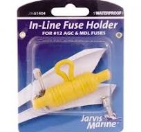 JM51404 In-line Fuse Holder for 12AGC & MDL Fuses 30Amp | Marine Electrical Part