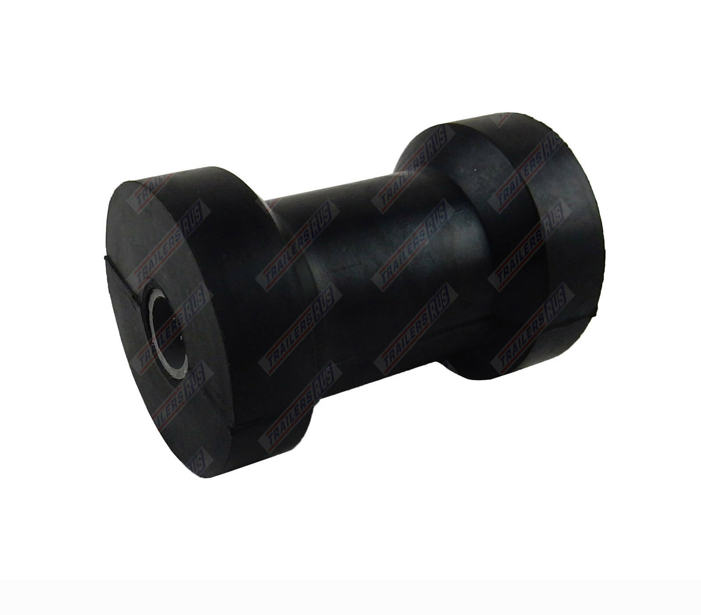 761223 4 1/2" Cotton Reel Black Rubber | Marine Trailer Part