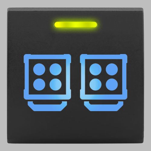 SQUARE-TOY-WORK Square Type Push Switch | Work Lights | Genuine STEDI Product