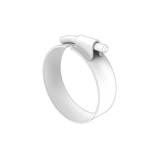 20743152 Exhaust Pipe Clamp | Genuine Volvo Penta Part - photo 2 of 2