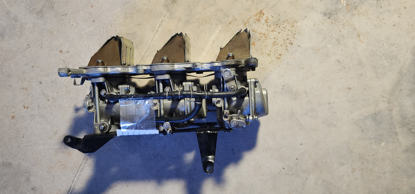 Yamaha 6H2 Carburetor and reed plate assembly | Genuine Used Part