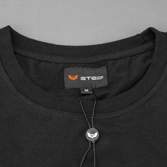 MERCH-TEE-STEDI-BLK-OPT STEDI Monochrome Tee - Black | Genuine STEDI Product