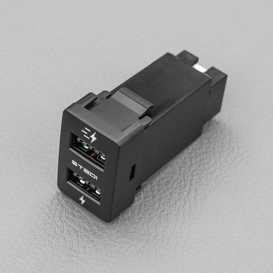 DUALUSB-TOY-SHORT Short Type Dual USB To Suit Toyota | Genuine STEDI Product