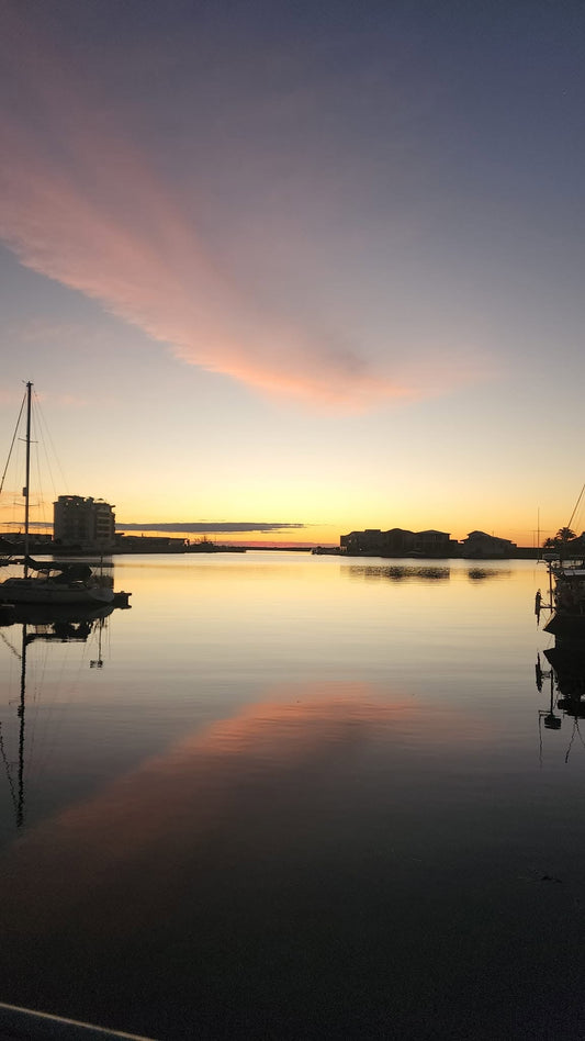 Late afternoon engine inspections in the Wallaroo Marina today!