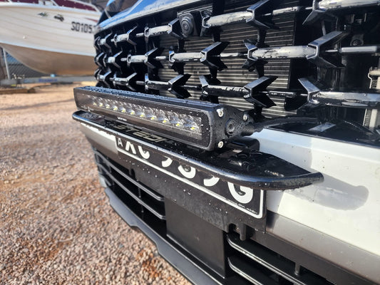 Stedi light bar and bracket fitted to a Kia today at Sawley's Auto and Marine!
