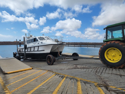 Pathfinder slipped and returned to our Kadina workshop for routine maintenance today!