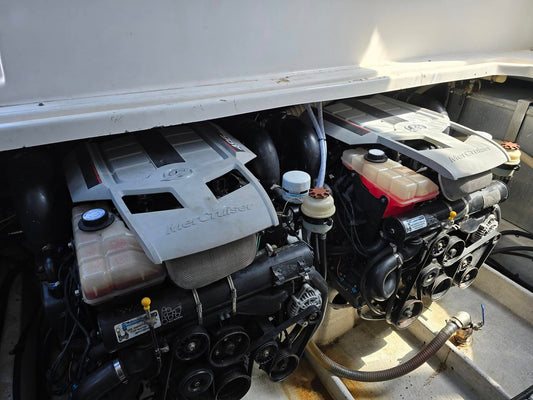 Maintenance complete on this Mustang at Dockyards!