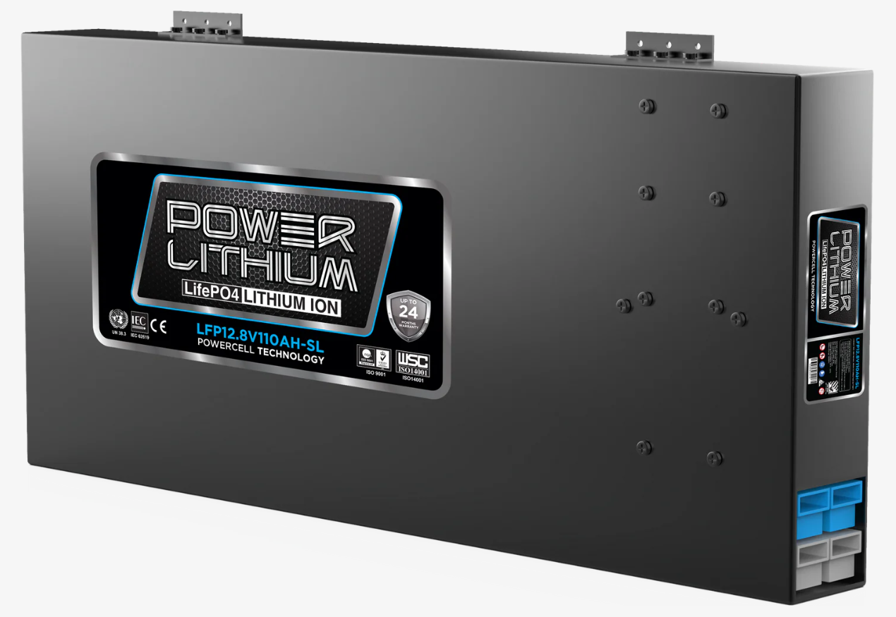 Power Crank | 12 Volt Lithium Slimline Deep Cycle Battery Range