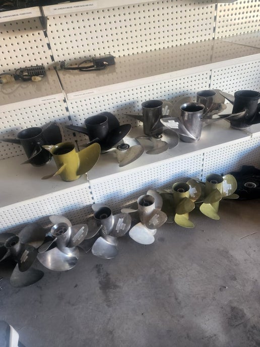 Sawley’s AAM Used Parts – Propellers | Marine Propellers & Hardware
