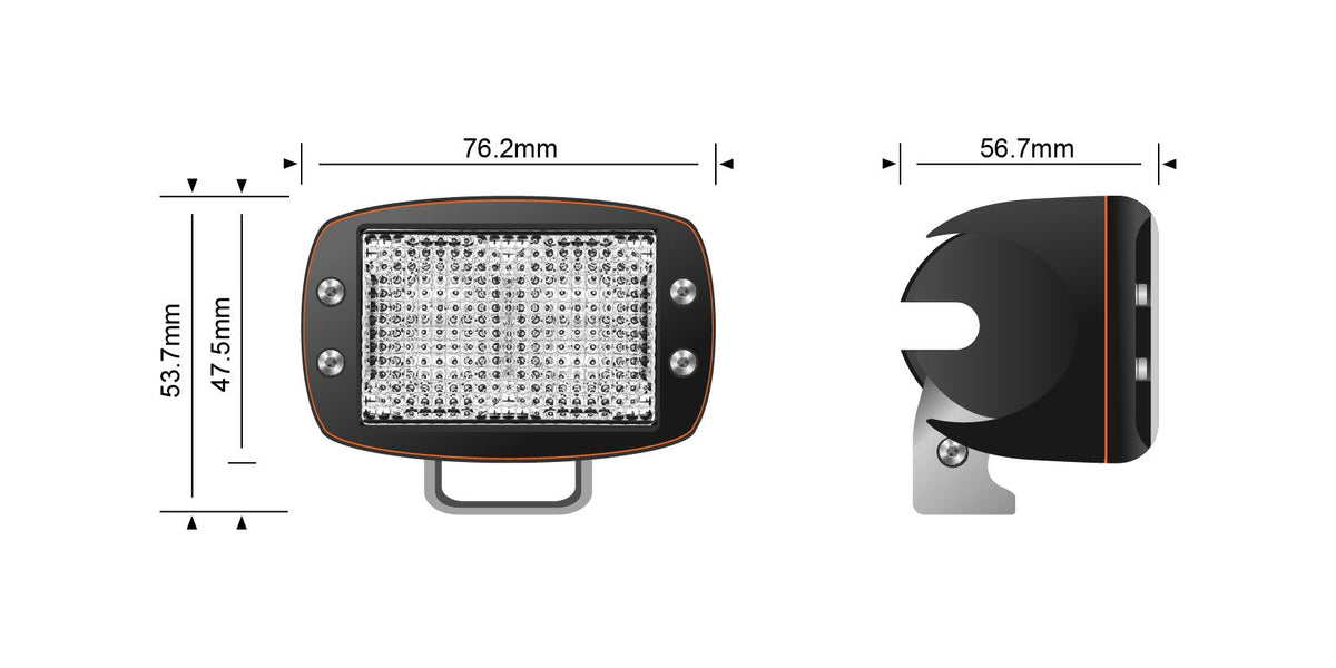 LEDMINI-OSRM-10W 10W Mini V2 LED Flood Light (5700K) | Genuine STEDI Product