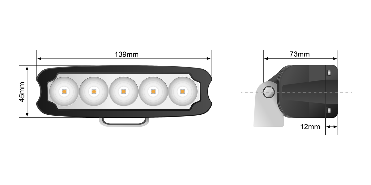 LEDWORK-25W-BLK Stedi LED Work Light Slim | Genuine STEDI Product, image 13