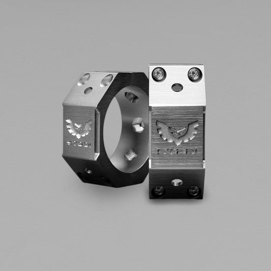 ST-10-HEX-BND Silver Edition HEX Bull Bar Tube Mounting Brackets | Genuine STEDI Product