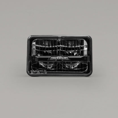 ST-45-HMB-641 Homage Rectangle 6x4 Inch Black LED Headlight 5700K | Genuine STEDI Product