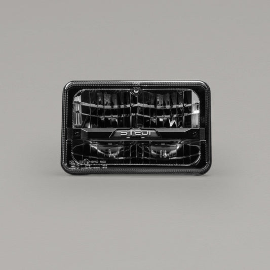 ST-45-HMB-641 Homage Rectangle 6x4 Inch Black LED Headlight 5700K | Genuine STEDI Product