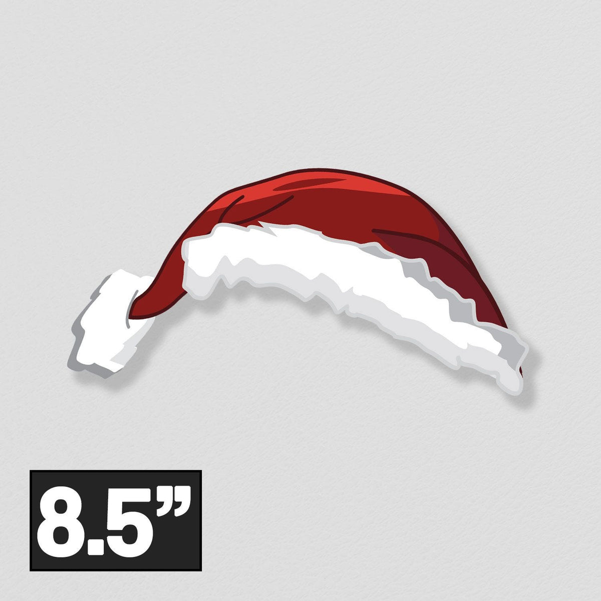 STICKER-SNTA-8 Type-X 8.5" Smiley Santa Sticker | Genuine STEDI Product