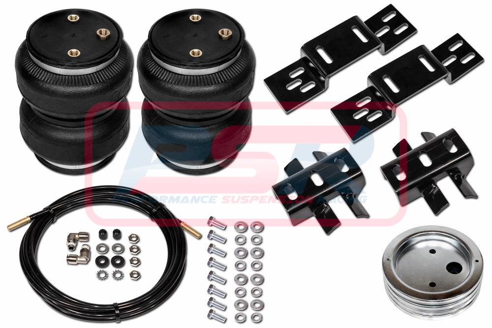85322 Nissan Patrol GQ-GU (Y60-Y61) Cab Chassis (Leaf Spring Rear) 1999-On Polyair Bellows Airbag Kit | Genuine Polyair Leaf Spring