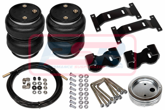 88124R Nissan Navara D40 4WD (Raised) "No Drill" 2006-2015 Polyair Bellows Airbag Kit | Genuine Polyair Airbag Kit