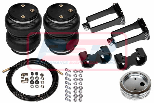 88129R Mitsubishi Triton MQ 4WD (50mm Raised) "No Drill" 2015-2024 Polyair Bellows Airbag Kit | Genuine Polyair Airbag Kit
