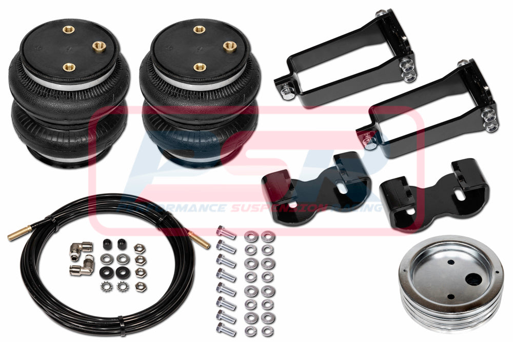 88222 Mitsubishi Triton 2WD & 4WD "No Drill" (30mm-40mm) Raised 2006-2014 Polyair Bellows Airbag Kit | Genuine Polyair Airbag Kit