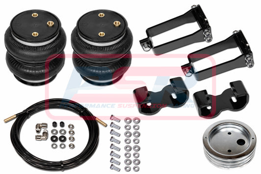 88222 Mitsubishi Triton 2WD & 4WD "No Drill" (30mm-40mm) Raised 2006-2014 Polyair Bellows Airbag Kit | Genuine Polyair Airbag Kit