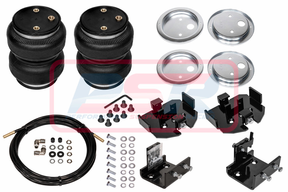 88227-2R_001 Ford Ranger PX 4WD & Hi-Rider "No Drill" (30mm to 50mm Raised) 2011-On Polyair Bellows Airbag Kit | Genuine Polyair Airbag Kit