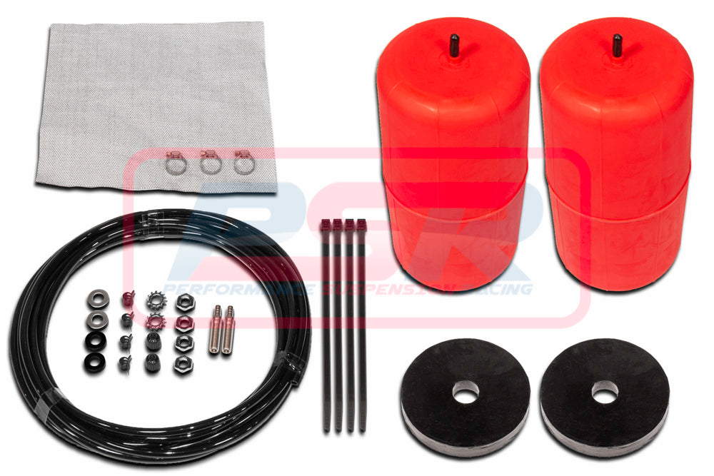 95093 Mitsubishi Pajero NH-NJ (2" Raised) 1991-2000 Polyair Red Bag Airbag Kit | Genuine Polyair Airbag Kit