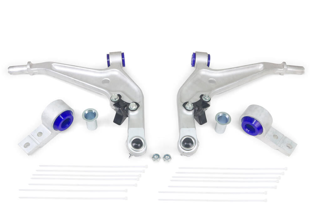 ALOY0002K SuperPro Front Lower Alloy Control Arm Kit including Ball Joints to suit Nissan X-Trail T30 | Genuine SuperPro Suspension Component