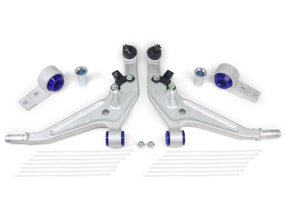 ALOY0002K SuperPro Front Lower Alloy Control Arm Kit including Ball Joints to suit Nissan X-Trail T30 | Genuine SuperPro Suspension Component