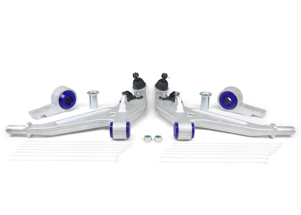 ALOY0002K SuperPro Front Lower Alloy Control Arm Kit including Ball Joints to suit Nissan X-Trail T30 | Genuine SuperPro Suspension Component