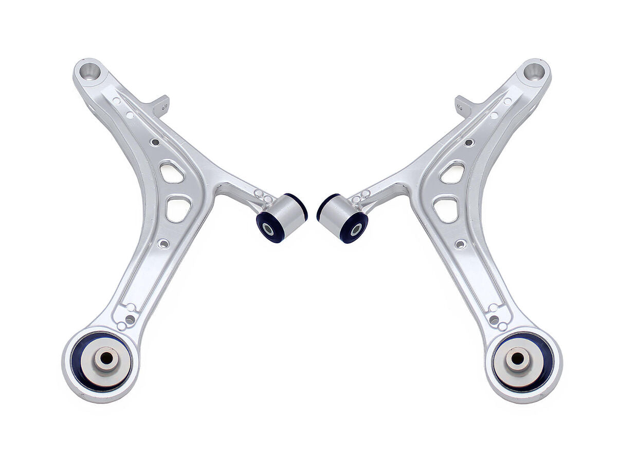 ALOY0015K SuperPro Front Lower Alloy Control Arm Kit excluding Ball Joints to suit Subaru Impreza WRX & Sti wide track vehicles | Genuine SuperPro Suspension Component