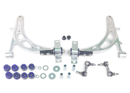 ALOY0020K SuperPro Front Lower Alloy Control Arm Kit with Anti Lift Bushes excluding Ball Joints to suit Subaru Impreza 1992-2007 | Genuine SuperPro Suspension Component
