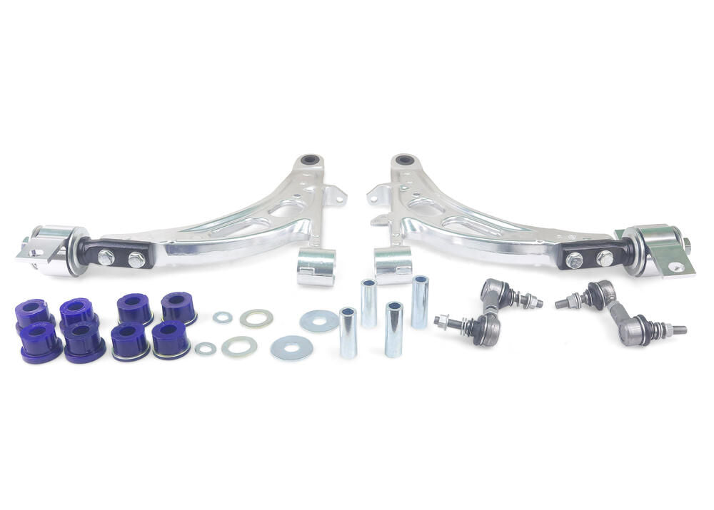ALOY0020K SuperPro Front Lower Alloy Control Arm Kit with Anti Lift Bushes excluding Ball Joints to suit Subaru Impreza 1992-2007 | Genuine SuperPro Suspension Component
