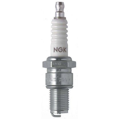B6ES NGK spark plug firing end