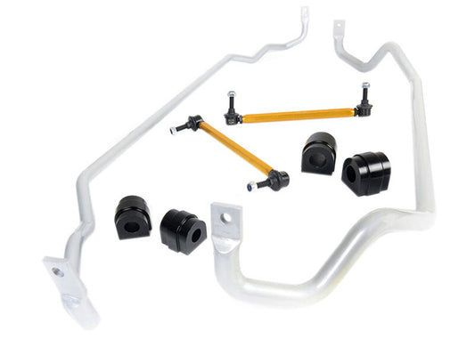 BBK004 Whiteline Front and Rear Sway Bar - Vehicle Kit to Suit BMW 1 Series E80, 3 Series E90 | Genuine Whiteline Sway Bar